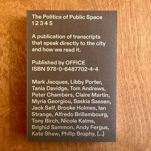 Politics Of Public Space - Volume 5