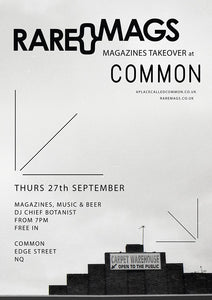 27/09/2018 - Common x Rare Mags Pop-up Event