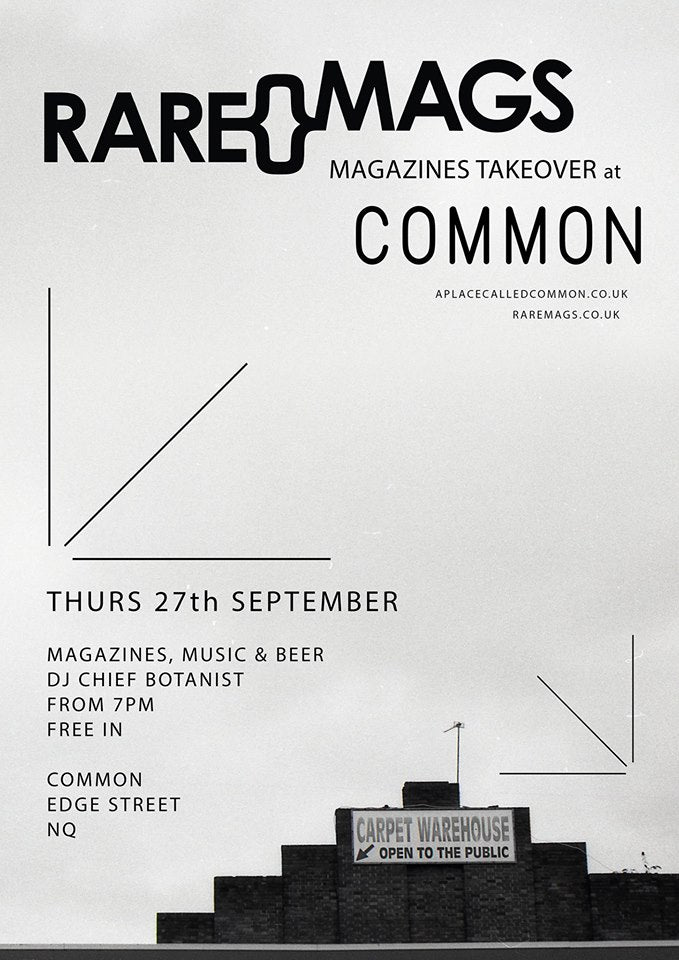 27/09/2018 - Common x Rare Mags Pop-up Event