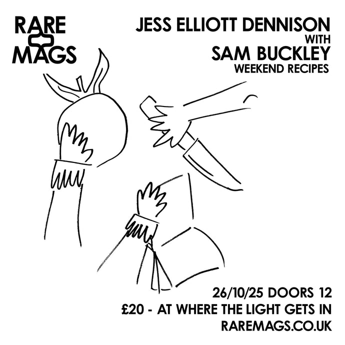 26/10 - Jess Elliott Dennison Cooks With Sam Buckley (WTLGI) - Weekend Recipes - Demo, Chat And Signing