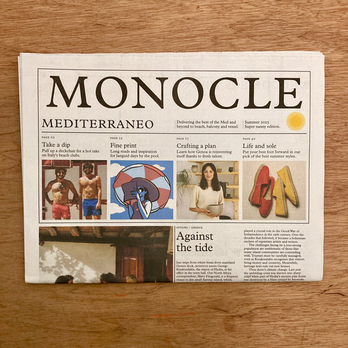 Monocle Mediterraneo Newspaper - Summer 2025