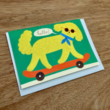 Dog Skateboard Card