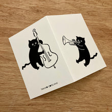 Jazz Cats Cello/Trumpet Card