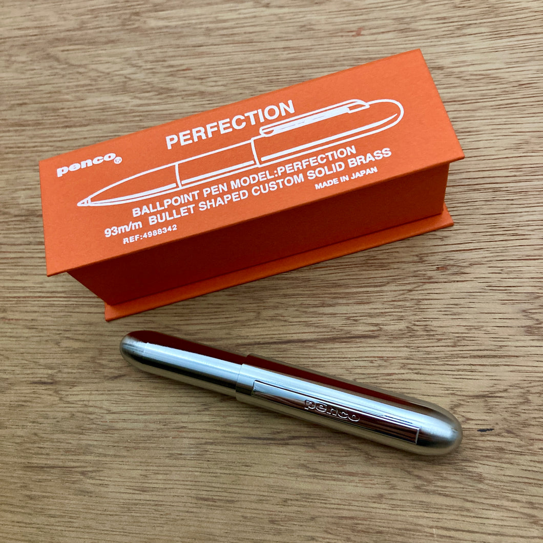 Penco Perfection Hightide Bullet Pen - Silver