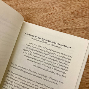 Commentary On The Oeuvre Of Approximations To The Object