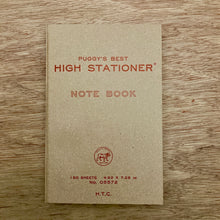 Hightide Penco Puggy's Paperback Notebook - Red Cover
