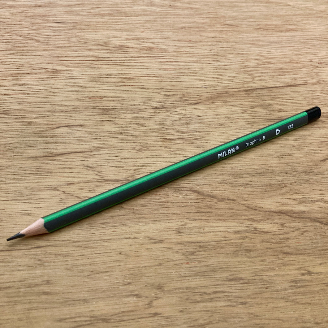 Milan B Graphite Triangular Pencil