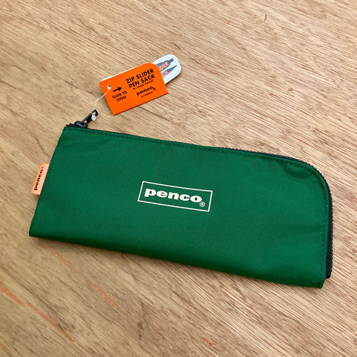 Penco Flat Pen Case - Green