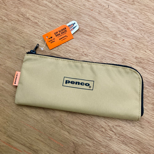 Penco Flat Pen Case - Beige