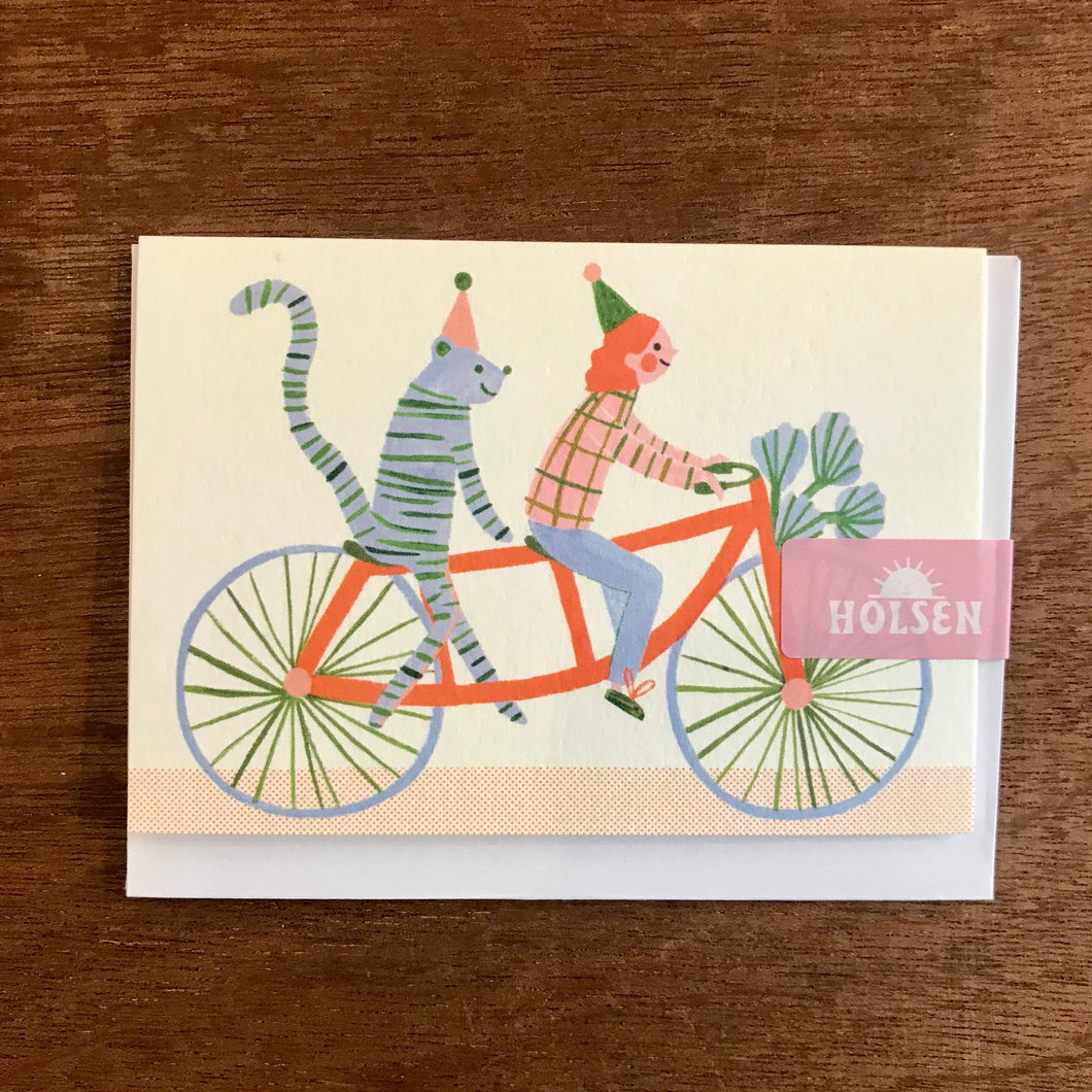 Tandem Bike Mini Card