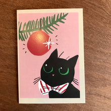 Cute Cat Bauble Card