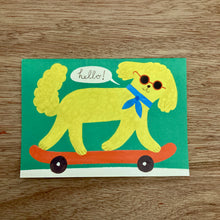 Dog Skateboard Card