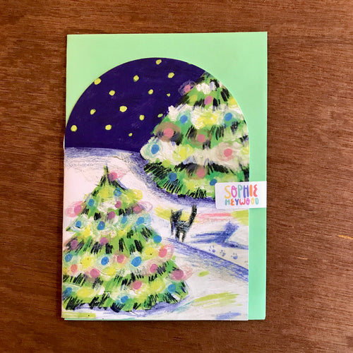 A Festive Stroll Card