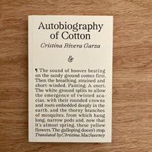 Autobiography Of Cotton