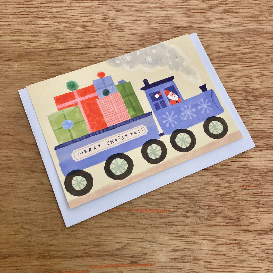 Santa Train Card