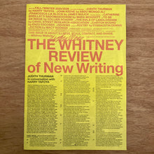 The Whitney Review Of New Writing Issue 6