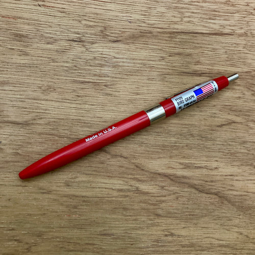 Penco Hightide Biro Graph Ballpoint Pen - Red
