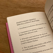 Afterthoughts: Or Some Pistachios Won't Open (Signed Copies)