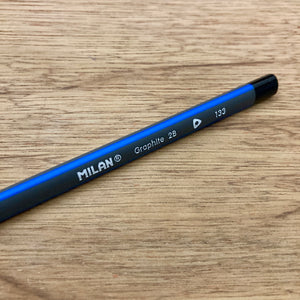 Milan 2B Graphite Triangular Pencil
