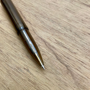 Penco Hightide Bullet Ballpoint Pen Light - Clear Brown