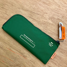 Penco Flat Pen Case - Green