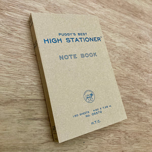 Hightide Penco Puggy's Paperback Notebook - Navy Cover