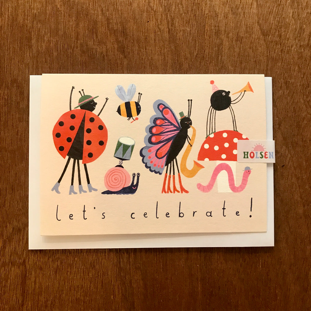 Let's Celebrate! Bugs Card