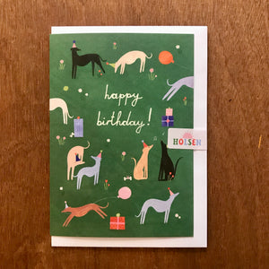 Happy Birthday Long Dogs Card