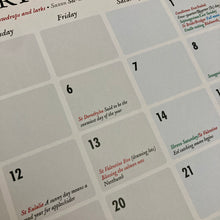 The Traditional Year Calendar 2026