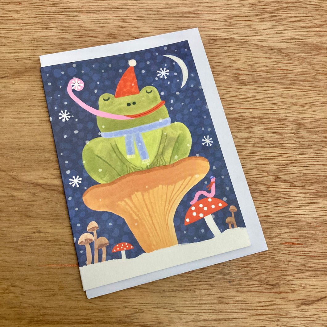 Christmas Frog Card