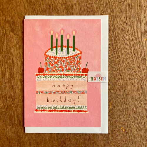 Happy Birthday Cake Card