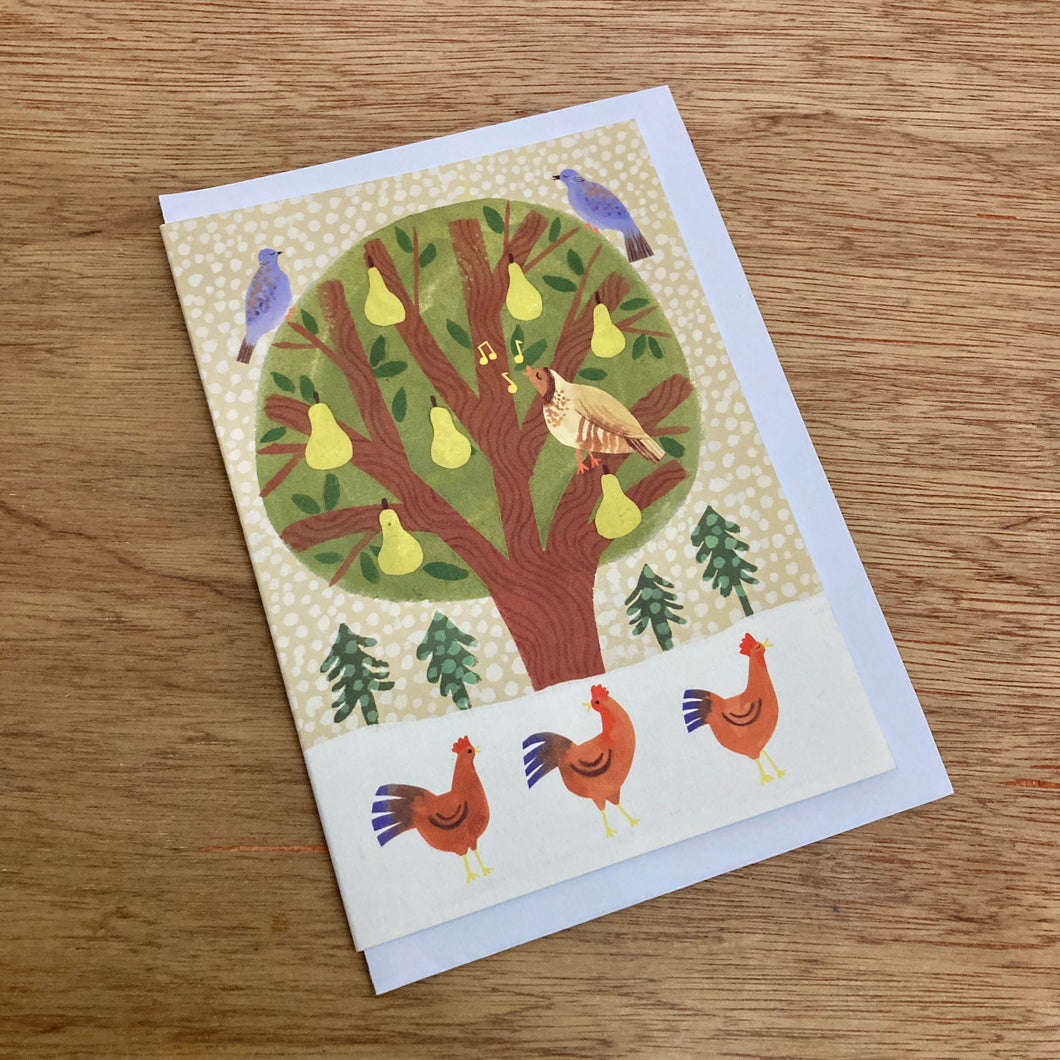 Christmas Pear Tree Card