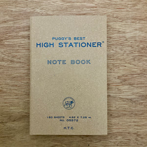 Hightide Penco Puggy's Paperback Notebook - Navy Cover