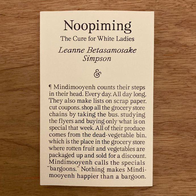 Noopiming: The Cure for White Ladies