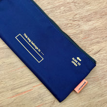 Penco Flat Pen Case - Navy