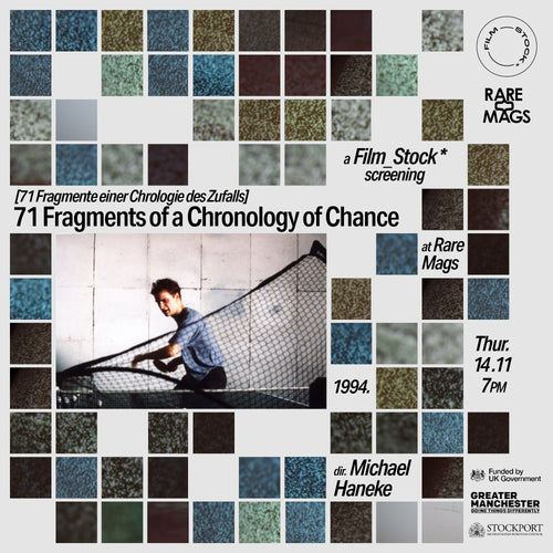 Film Stock Film Night - 71 Fragments of a Chronology of Chance - 14/11