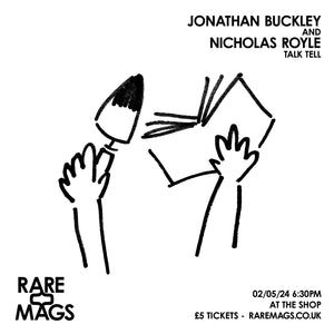 Tickets For Jonathan Buckley And Nicholas Royle - 02/05