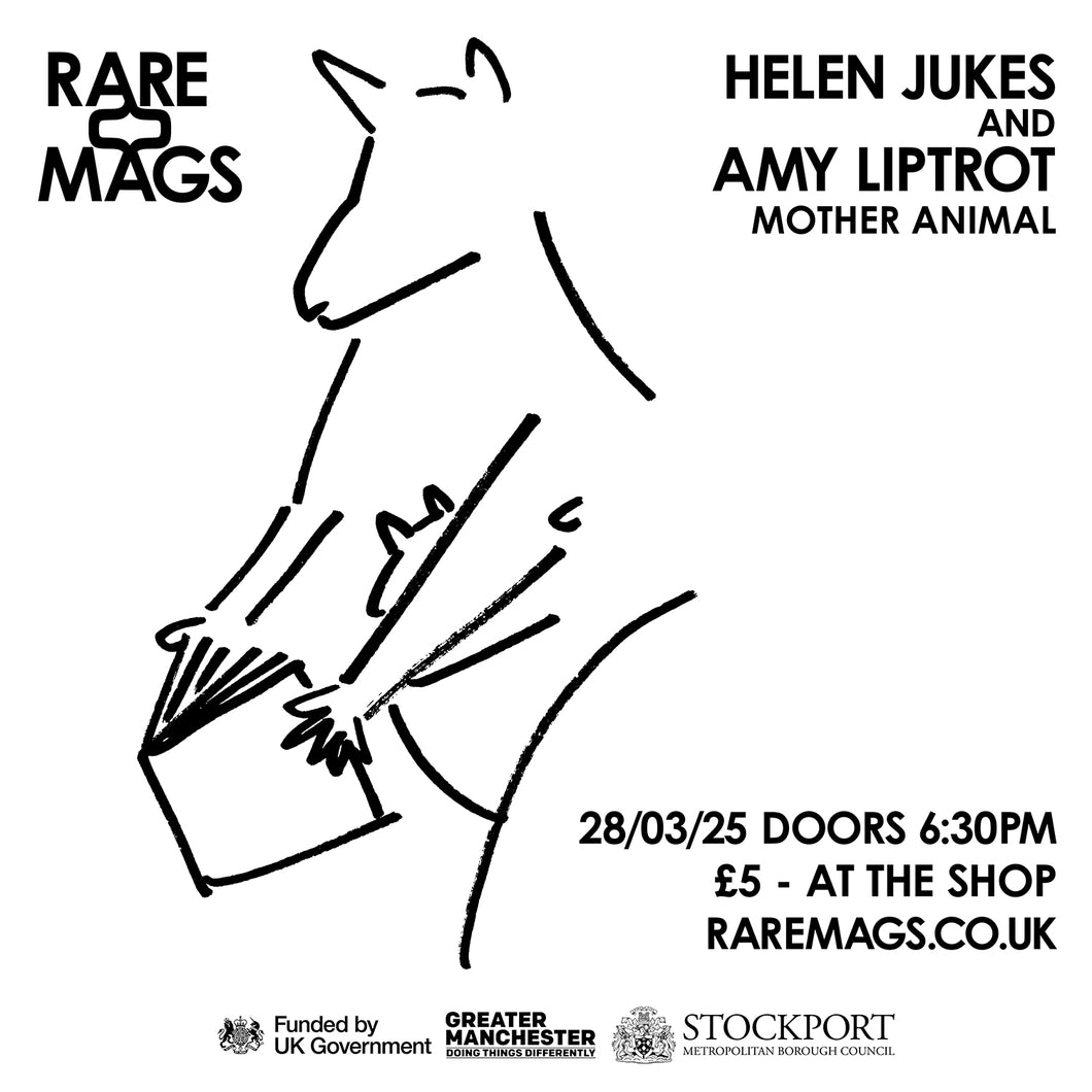 Tickets For Helen Jukes And Amy Liptrot, Mother Animal - 28/03