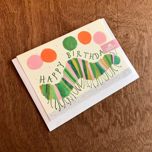 Happy Birthday Caterpillar Card